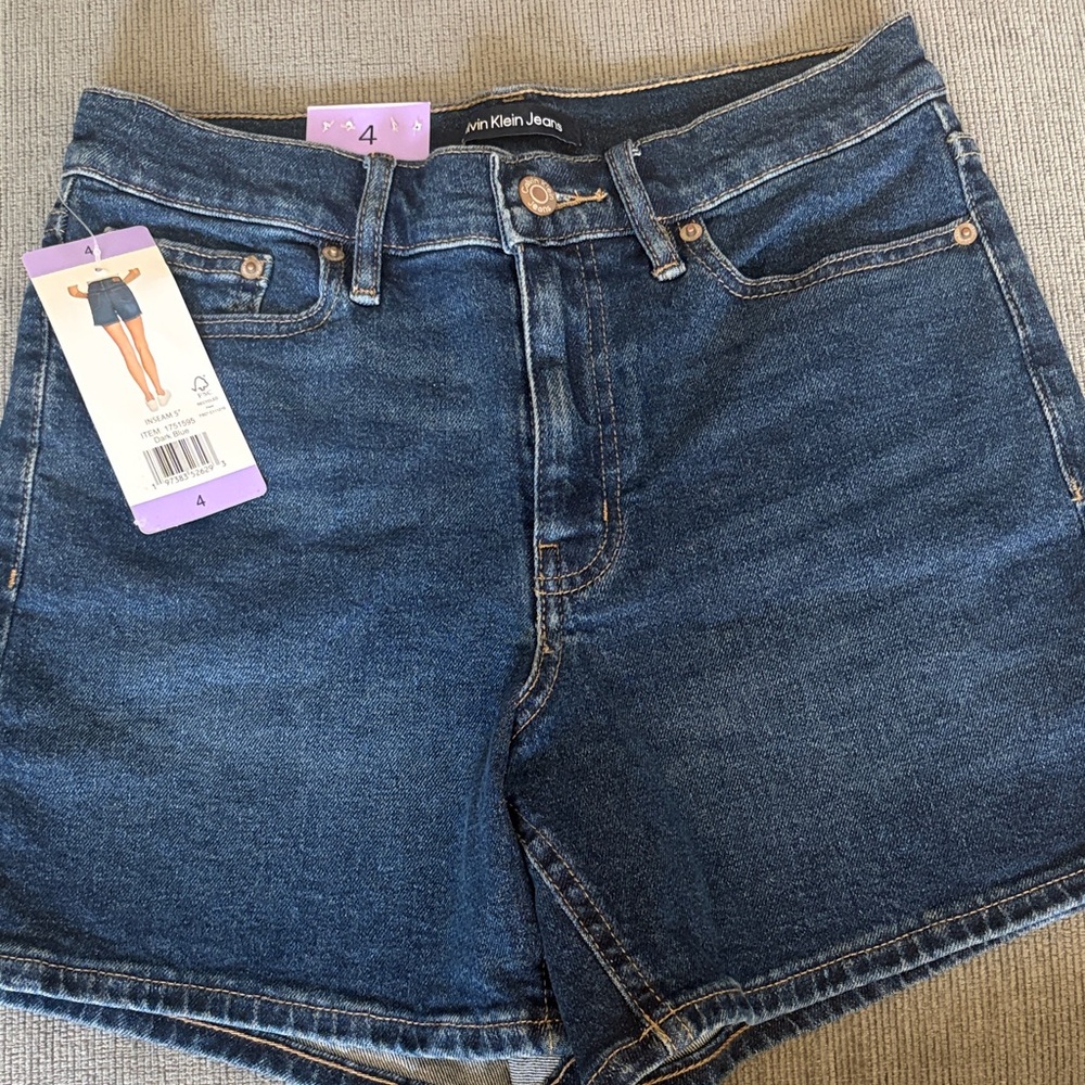 Calvin Klein Indigo Jean Shorts